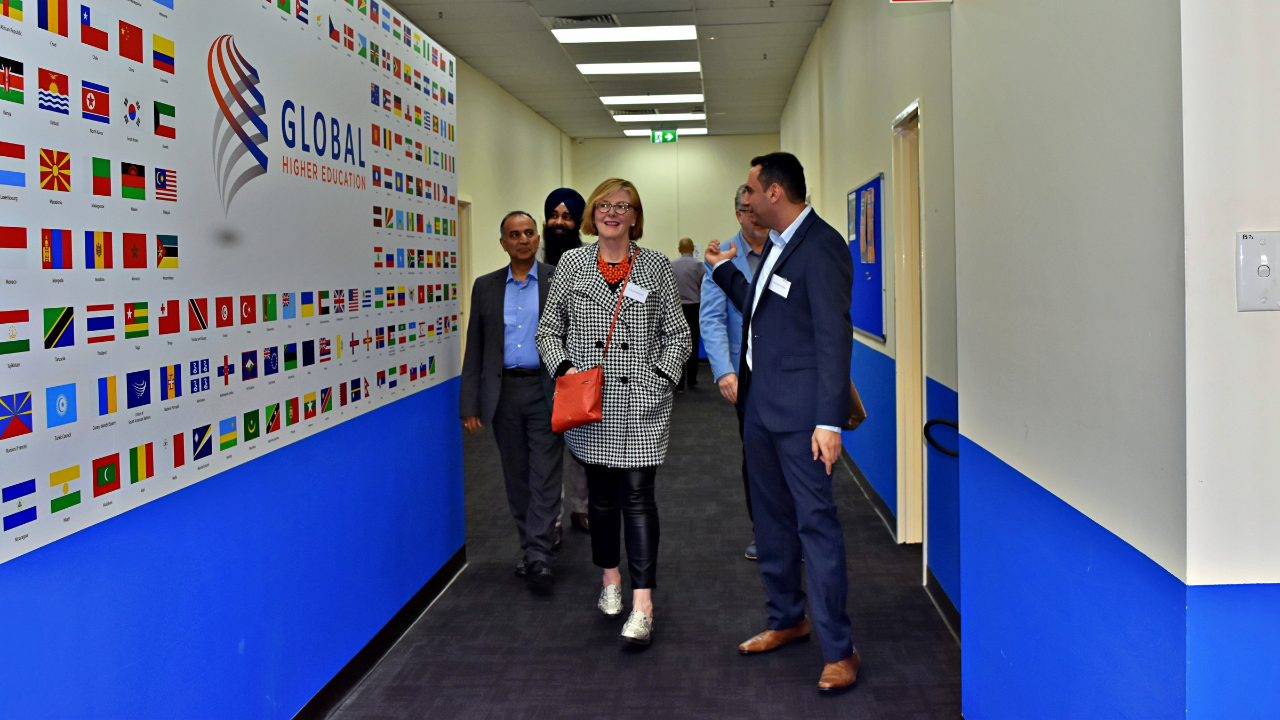 Guests tour the campus - GHE launch